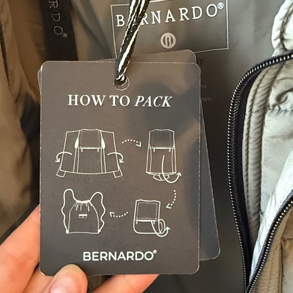 Bernardo‎ Hooded Quilted Puffer Coat Water Repellent NEW! - Picture 7 of 14